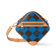 Louis Vuitton Chess Messenger In Damier Pop Canvas N40547 Blue