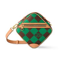 Louis Vuitton Chess Messenger In Damier Pop Canvas N40563 Green