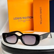 Louis Vuitton LV Circle Cat Eye Sunglasses In Acetate Z2409W Black/Silver