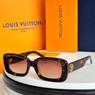 Louis Vuitton LV Circle Rectangle Sunglasses In Acetate Z2421W Tortoise