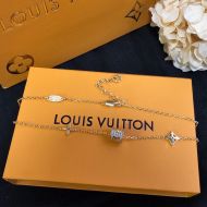 Louis Vuitton Crystals Empreinte Pendant Necklace In Gold