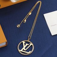 Louis Vuitton LV Louis Necklace In Metal Gold