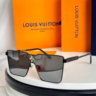 Louis Vuitton Cyclone Square Sunglasses In Metal Z1899U Black