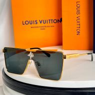 Louis Vuitton Cyclone Square Sunglasses In Metal Z1899U Teal/Gold