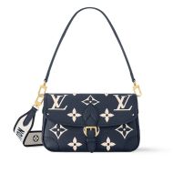 Louis Vuitton Diane Handbag In Monogram Empreinte Leather M47161 Navy Blue