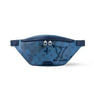 Louis Vuitton Discovery Bumbag In Monogram Aquagarden Canvas M22576 Blue