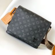 Louis Vuitton District PM Messenger In LV Aerogram Monogram Canvas M45627 Black