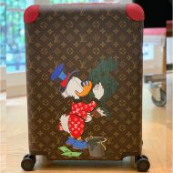 Louis Vuitton Horizon 55 Luggage In Monogram Draw Me A Warhol Canvas Brown