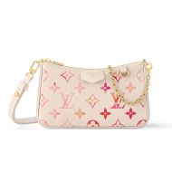 Louis Vuitton Easy Pouch On Strap In Monogram Empreinte Leather M83448 Beige/Pink