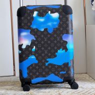 Louis Vuitton Horizon 55 Luggage In Monogram Sunrise Canvas Black