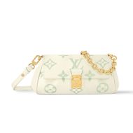 Louis Vuitton Favorite Handbag In Monogram Empreinte Leather M46842 White/Green