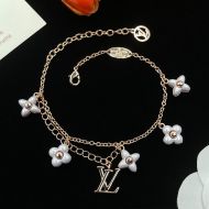 Louis Vuitton LV Floragram Bracelet In Metal M0940A Rose Gold