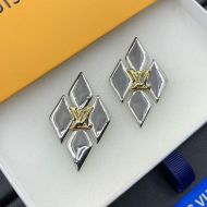 Louis Vuitton GO-14 Earrings In Metal M01456 Silver