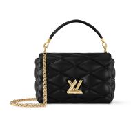 Louis Vuitton GO-14 MM Handbag In Lambskin M22891 Black