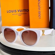 Louis Vuitton GO-14 Round Sunglasses In Acetate Z2426W White