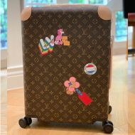 Louis Vuitton Horizon 55 Luggage In Monogram My LV World Tour Canvas Brown