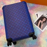 Louis Vuitton Horizon 55 Luggage In Monogram Canvas and Taiga Leather M20183 Navy Blue