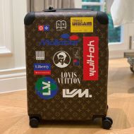 Louis Vuitton Horizon 55 Luggage In Monogram Logo Story Canvas M20199 Brown