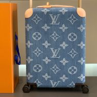 Louis Vuitton Horizon 55 Luggage In Monogram Denim M24314 Blue