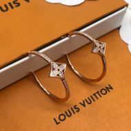 Louis Vuitton Idylle Blossom Earrings In Metal with Crystals Q96838 Rose Gold