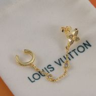 Louis Vuitton Idylle Blossom Earrings In Metal with Crystals Q96836 Gold