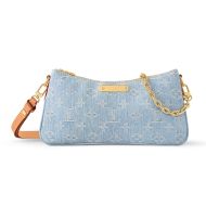 Louis Vuitton Liv Pochette In Monogram Denim M83532 Blue