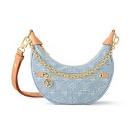 Louis Vuitton Loop Handbag In Monogram Denim M24846 Blue