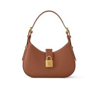 Louis Vuitton Low Key Shoulder Bag In Grained Calfskin M24885 Brown