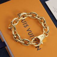 Louis Vuitton LV Crown Bracelet In Metal Gold