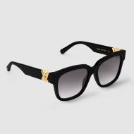 Louis Vuitton LV-GO14 Square Sunglasses In Acetate Z2120E Black