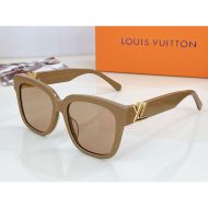 Louis Vuitton LV-GO14 Square Sunglasses In Acetate Z2120E Khaki