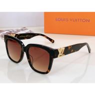 Louis Vuitton LV-GO14 Square Sunglasses In Acetate Z2120E Tortoise