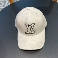 Louis Vuitton LV Signature Baseball Cap In Cotton Beige