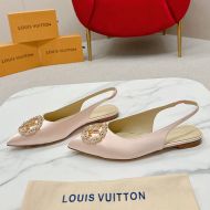 Louis Vuitton Met Slingback Ballerinas Women Satin 1AC7FP Pink