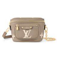 Louis Vuitton Mini Bumbag In Monogram Empreinte Leather M83219 Khaki