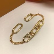 Louis Vuitton LV Chain Bracelet In Metal Gold