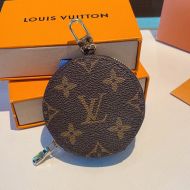 Louis Vuitton Round Coin Purse In Monogram Canvas Brown