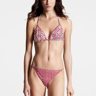 Louis Vuitton Bikini In Monogram Flower Tile Red