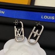 Louis Vuitton My LV Chain Earrings In Metal M01140 Silver