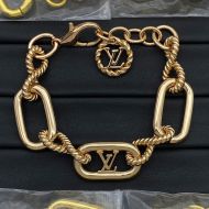 Louis Vuitton Nautical Chain Bracelet In Metal Rose Gold