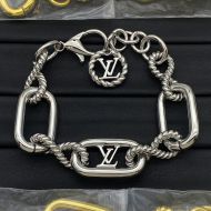 Louis Vuitton Nautical Chain Bracelet In Metal Silver