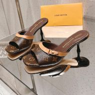 Louis Vuitton Neo Revival Slides Women Monogram Denim Brown