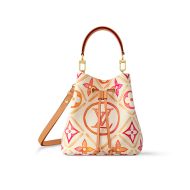 Louis Vuitton NeoNoe BB Bucket Bag In Monogram Tiles Canvas M25315 Beige