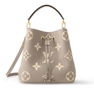 Louis Vuitton NeoNoe MM Bucket Bag In Monogram Empreinte Leather M45555 Grey