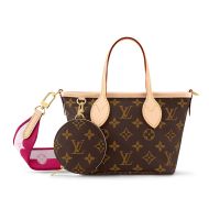 Louis Vuitton Neverfull BB Handbag In Monogram Canvas M46786 Brown/Pink