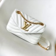 Louis Vuitton New Wave Chain Bag PM In Calf Leather M20988 White