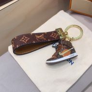 Louis Vuitton Nike Air Jordan Keyring In Monogram Canvas Brown