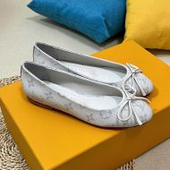 Louis Vuitton Nina Flat Ballerinas Women Monogram Leather White