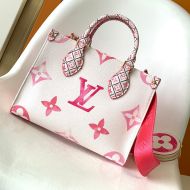 Louis Vuitton OnTheGo PM Tote In Monogram Empreinte Leather M22976 White