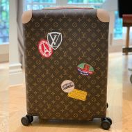 Louis Vuitton Horizon 55 Luggage In Monogram My LV World Tour Canvas Brown